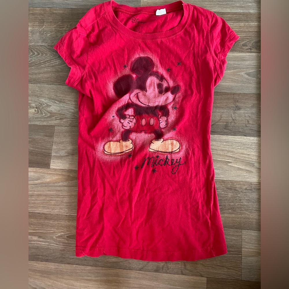 Disney Red Mickey Mouse shirt